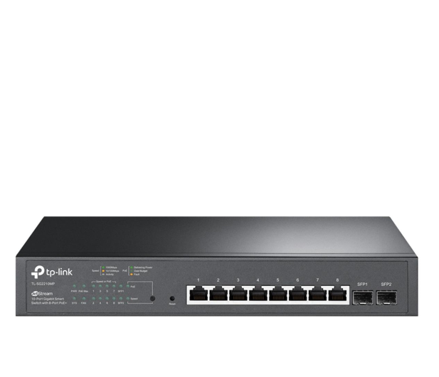 TP-Link 10p TL-SG2210MP (8x10/100/1000Mbit 2xSFP, 8xPoE+) - 629035 - zdjęcie